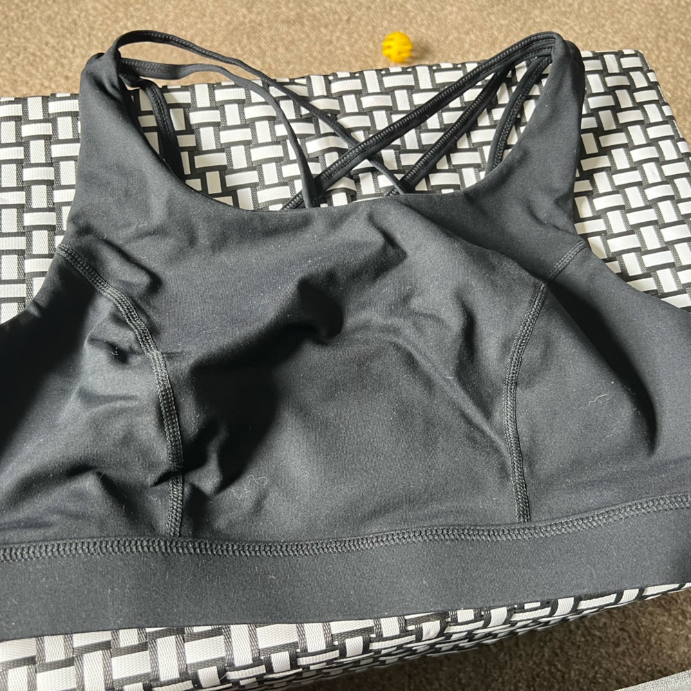 Black torrid sports bra NWT size 0 cage back